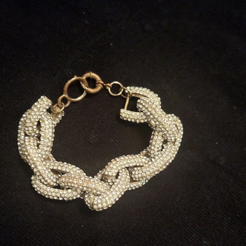 Elegant Gold and Silver Chain Bracelet